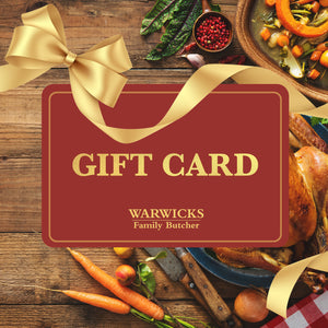 Warwicks Butchers Gift Card
