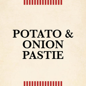 Potato and onion pastie - Warwicks Butchers